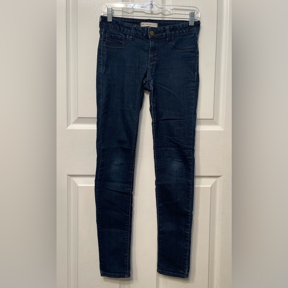 Bullhead Black Dark Wash Denim Leggings Skinny Jeans